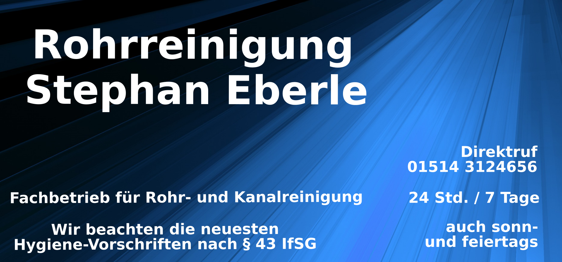 Rohrreinigung Stephan Eberle